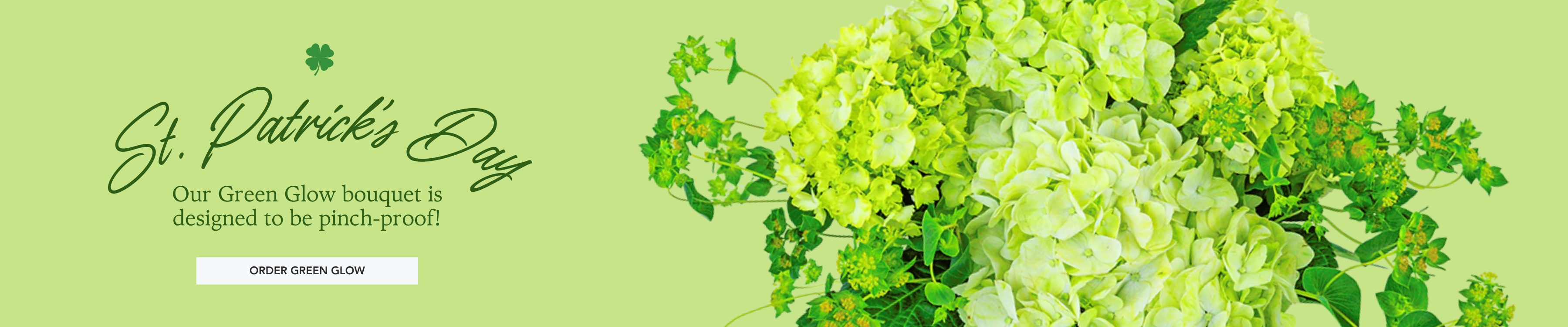 St. Patrick's Day Flowers. Click here to shop now.