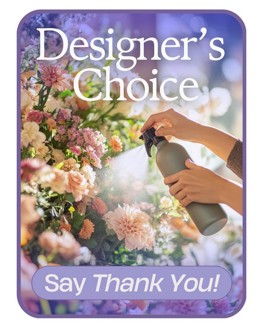 Designer's Choice to Say Thank You from Richardson's Flowers in Medford, NJ Designer's Choice to Say Thank You from Richardson's Flowers in Medford, NJ