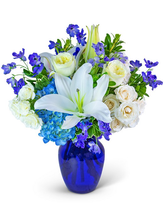 Blue Beauty from Richardson's Flowers in Medford, NJ Blue Beauty from Richardson's Flowers in Medford, NJ