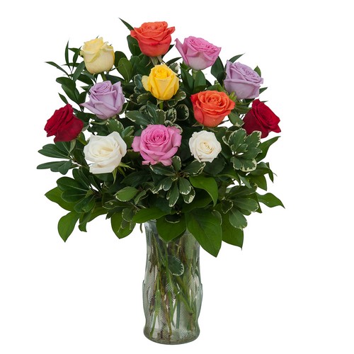 Dozen Roses - Mix it up! from Richardson's Flowers in Medford, NJ